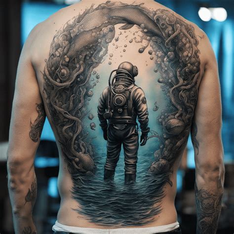 sea creature tattoos|ocean themed tattoos for men.